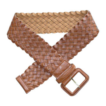 Leather Fashion Lady Weave Ceinture PU Ky1512